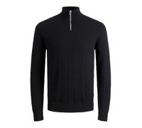 Jack & Jones Cardigan en Tricot avec Fermeture éclair Quart de Longueur pour garçon, Noir, 176