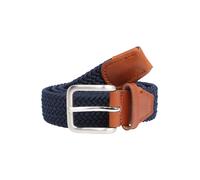 JACK & JONES Ceinture bleu / marron / argent, Taille 80