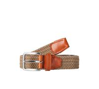 JACK & JONES Ceinture tissée JACSPRING pour homme Beige 105 cm