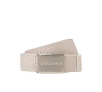 Jack & Jones – Ceinture tissée pour homme Moonbeam – Beige clair – Taille 90