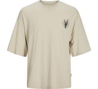 Jack & Jones Charge Oversize Fit Tee Beige - Grand L