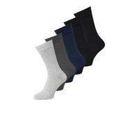 JACK & JONES Chaussettes bleu marine / gris / noir, Taille 41-46