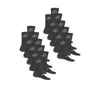 JACK & JONES Chaussettes de Tennis Homme 20er Paquet Socquettes Sport Élastique