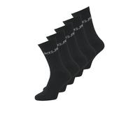 JACK & JONES Chaussettes 'JACREGEN' noir / blanc, Taille 41-46
