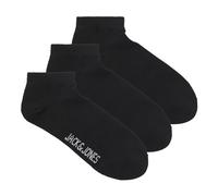 JACK & JONES Homme Jaclouis Dongo Lot De 3 Paires Chaussettes Noos, Noir, Taille Unique EU