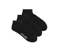 JACK & JONES Jaclouis Dongo Lot de 3 Paires de Chaussettes Noos, Noires, Taille Unique Homme