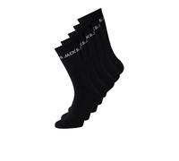 Jack & Jones Homme Jacbasic Logo Sock 5 Pack Noos Chaussettes de tennis, Noir, Taille unique EU