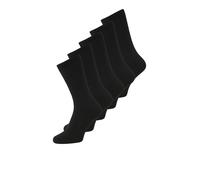 JACK & JONES Lot de 5 Chaussettes de Tennis Jacbasic Homme Chaussettes, Noir, Taille unique