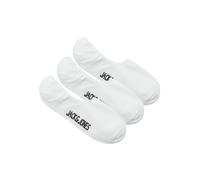 JACK & JONES Lot de 3 paires de chaussettes courtes Noos, Blanc/blanc, taille unique