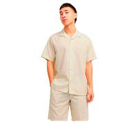 Jack & Jones Chemise à Manches Courtes Easter Palma Seersucker