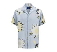 JACK & JONES Jortavira Marshall AOP T-Shirt SS Oc25 pour Homme, Skyway., M