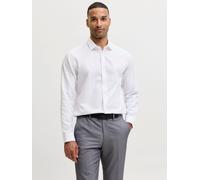 JACK & JONES Chemise business 'JJEJoe' blanc, Taille 39-40