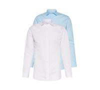 JACK & JONES Chemise business 'JJJoe' bleu clair / blanc cassé, Taille 39-40