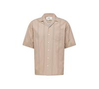 JACK & JONES Chemise 'Cain' nude / gris / blanc cassé, Taille S