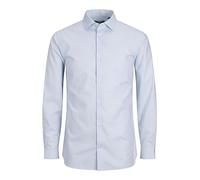 Jack & Jones Chemise pour homme Blaparker coupe ajustée manches longues Bleu ciel 3XL