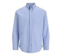 Jack & Jones Oxford Long Sleeve Shirt Bleu S Homme