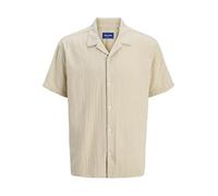 JACK & JONES Chemise De Vacances Relaxed Fit | Relaxed Fit, Rayures, Manches courtes, Fashion, Température maximale 40°C programme très doux