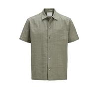 JACK & JONES Chemise De Vacances Relaxed Fit | Relaxed Fit, Uni, Manches courtes, Casual, Température maximale 40°C programme doux