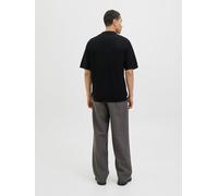 JACK & JONES Chemise en Maille | Regular Fit, Uni, Manches courtes, Casual, Température maximale 40°C programme doux