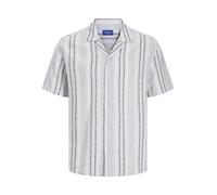 JACK & JONES Chemise gris clair / noir / blanc, Taille M