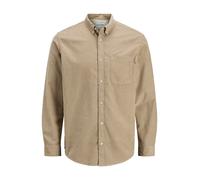 Jack & Jones Classic Cord Long Sleeve Shirt Beige L Homme