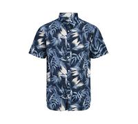 JACK & JONES Chemise 'JJHonolulu' bleu marine / bleu fumé / blanc, Taille S