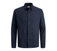 JACK & JONES Chemise 'JJLogan' bleu nuit, Taille M