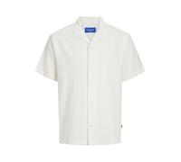 Jack & Jones Luke Crinkle Short Sleeve Shirt Blanc L Homme