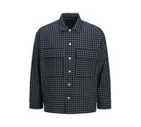 JACK & JONES Chemise 'JPRBLATRAVIS' bleu nuit / blanc, Taille XXL