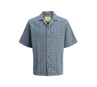 JACK & JONES Jprbluvincent Print Resort S/S T-Shirt Sn, Mer de Montagne, XXL Hommes