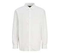 JACK & JONES Chemise Manches Longues col Classique boutonnée, Couleurs:Blanc, Taille:L