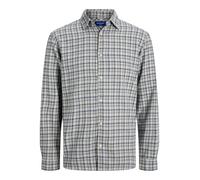 JACK & JONES Chemise marine / gris / blanc cassé, Taille XS