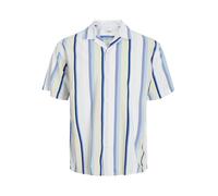 JACK & JONES Chemise 'Palma Resort' beige / bleu / noir / blanc, Taille M