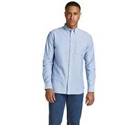 JACK & JONES Chemise pour Homme, Coupe ajustée, Bleu Cachemire/Coupe : Coupe ajustée, XL