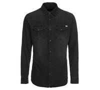 Jack & Jones Homme Jjesheridan Shirt L/S Chemise en jean, Noir (Black Denim Fit:slim), M EU