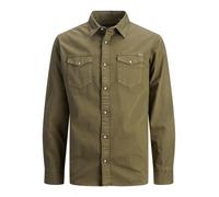 Jack & Jones Jjesheridan Shirt L/S Noos, Chemise pour des Hommes, Forest Night, S