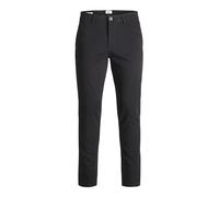 JACK & JONES Chino pour homme | Coton - Coupe droite - Couleur unie - Élastique - Bouton - Style classique - Idéal pour un basique
