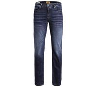 JACK & JONES Jean 'JJIClark JJOriginal' bleu foncé, Taille 38 Longueur 32