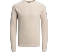 Jack & Jones Classic Spring Knit Crew Neck Blanc - Grand S