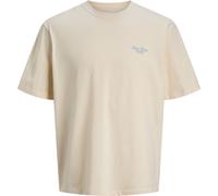 Jack & Jones Conte Wide Fit Tee Beige - Grand M