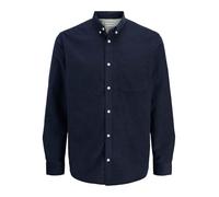 JACK & JONES Cord Jjeclassic T-Shirt en Velours côtelé L/S Sn, Sky Captain, L Hommes