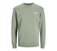 JACK & JONES Crew Neck Jjbeau Sweat à col Rond, Iceberg Green, S Homme