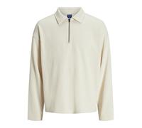 JACK & JONES Demi-Fermeture éclair Demi-Fermeture éclair Uni Antique White XL Antique White XL