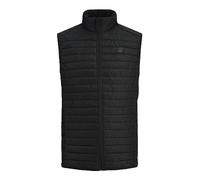 Jack & Jones Gilet matelassé sans manches Multi Bodywarmer Collar Noos Vest Noir XL Homme