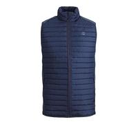 Jack & Jones Gilet bodywarmer Multi Collar Noos – Matelassé sans manches – Bleu L Homme
