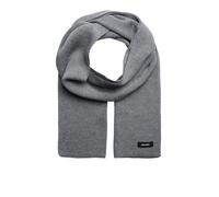 JACK & JONES Écharpe 'JACDna' gris foncé / noir / blanc, Taille One Size