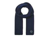 JACK & JONES Écharpe Unisexe Douce à la Mode avec Logo Confortable et Chaleureux, Couleurs:Bleu-Marine, Taille:One Size