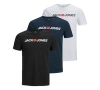 JACK & JONES Ethan Lot de 3 t-shirts pour homme, XXL