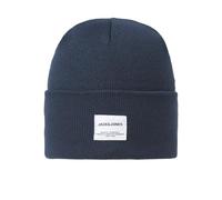 Jack & Jones Bonnet Jaclong Knit Beanie Noos Femme Bleu marine Taille unique EU