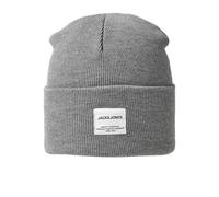 Jack & Jones Bonnet Jaclong Knit Beanie Noos Femme Gris Taille Unique